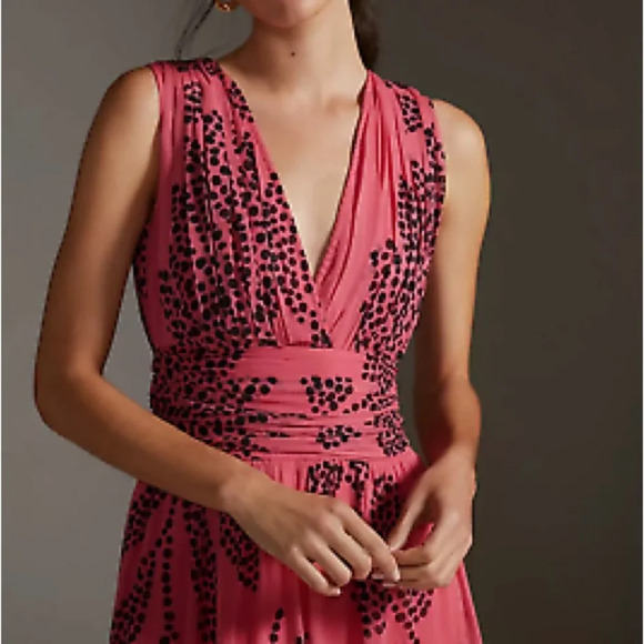 Anthropologie Verb by Pallavi Singhee V-Neck Ombre Maxi Dress - Picture 8 of 8